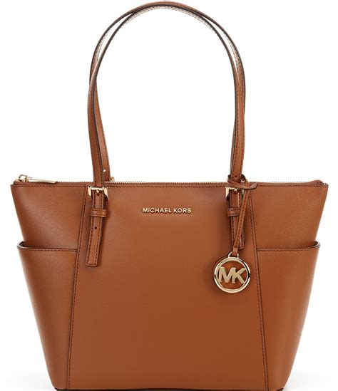 michael kors jet set east west tote gold|mk saffiano leather tote bag.